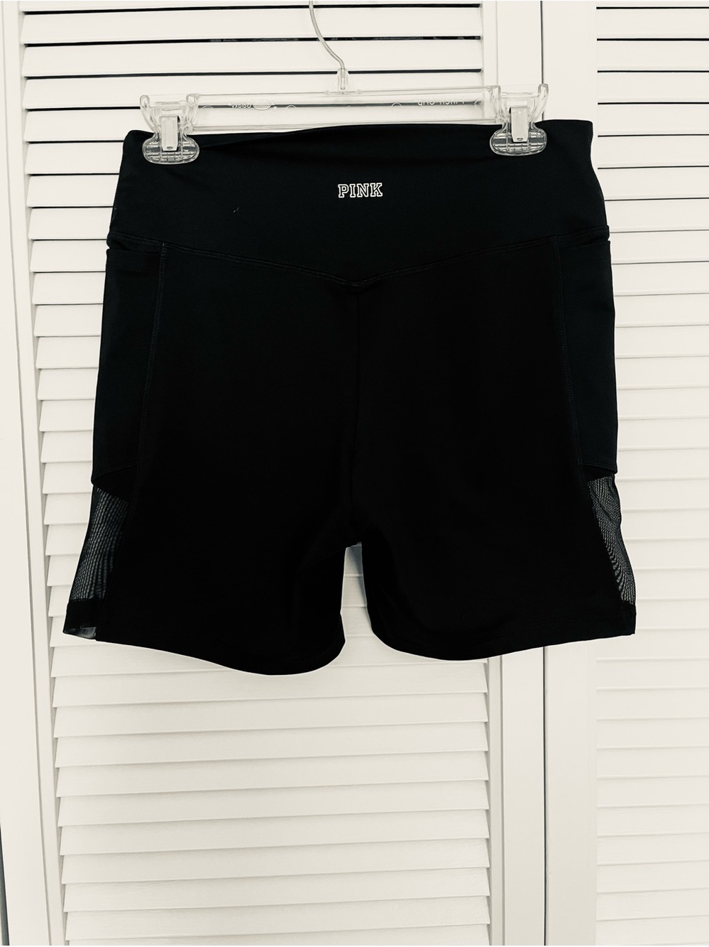 PINK Sport Relay Mesh Panel Bike Shorts